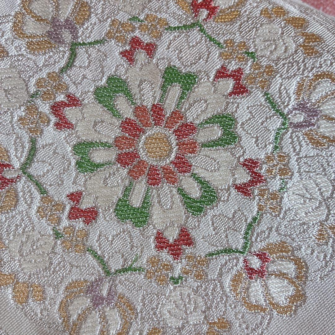 訪問着　フルセット　着物　正絹　トールサイズ　金彩　御所車　古典　G10