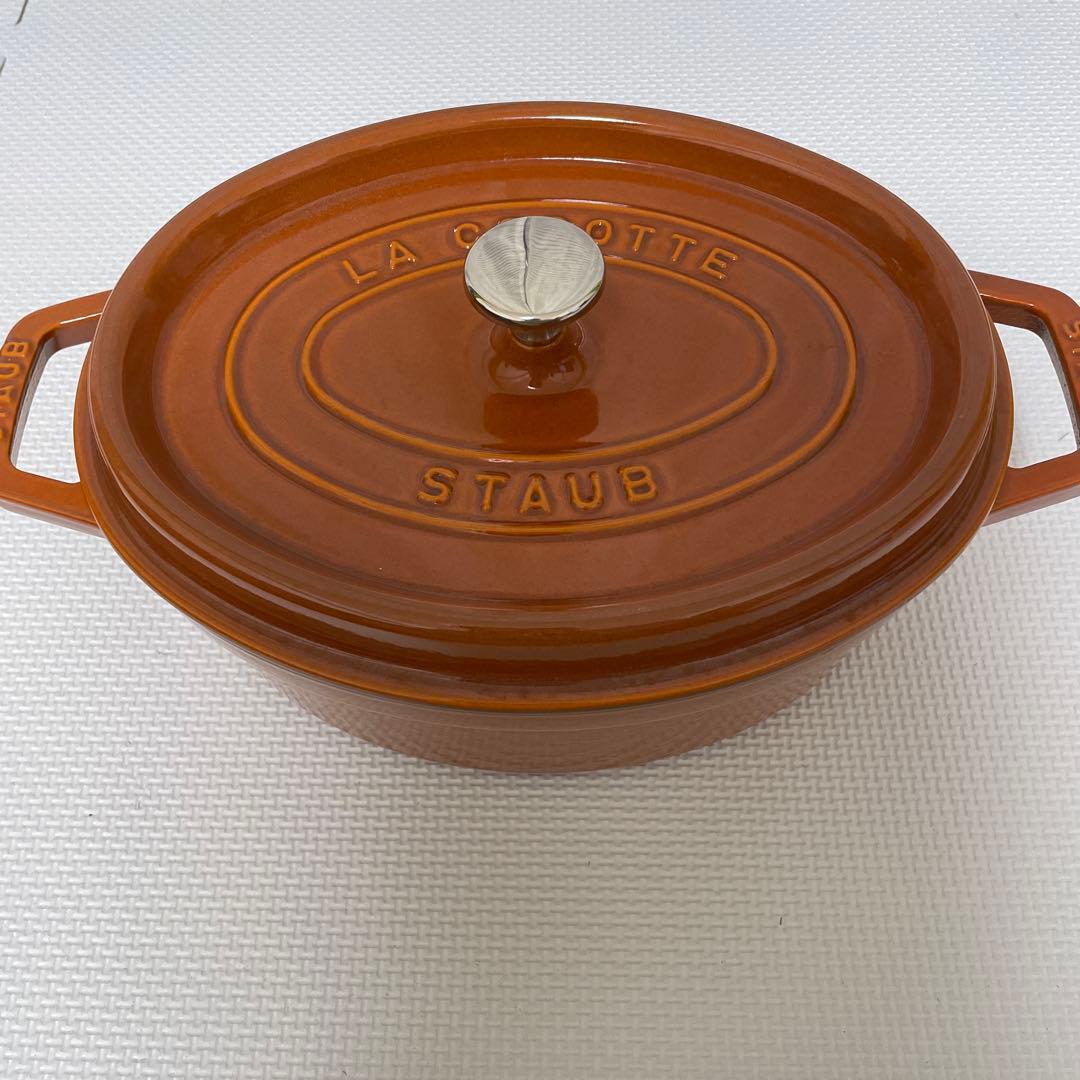 staub オーバル27cm シナモン　ストウブ