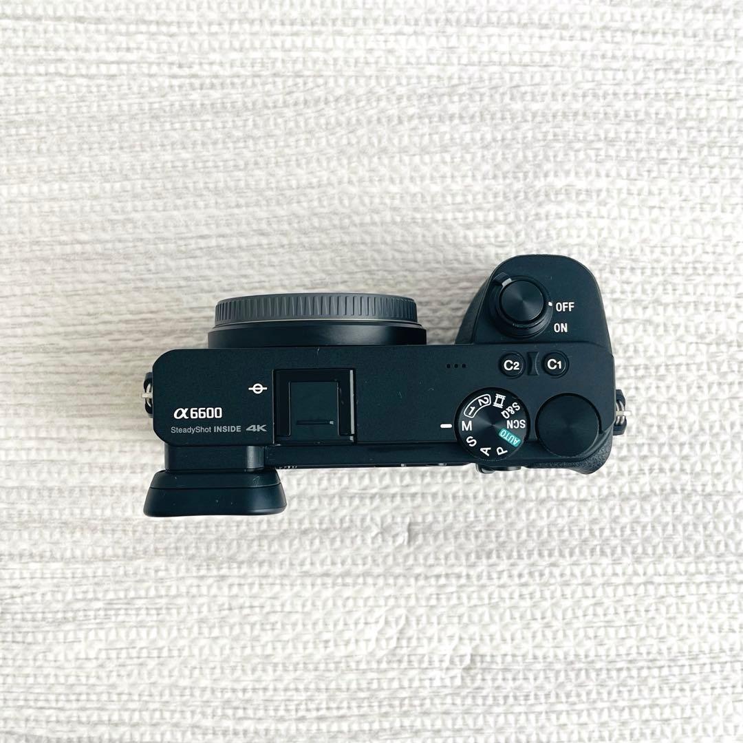 【美品・シャッター5642回】SONY α6600 ボディ ミラーレス一眼カメラ