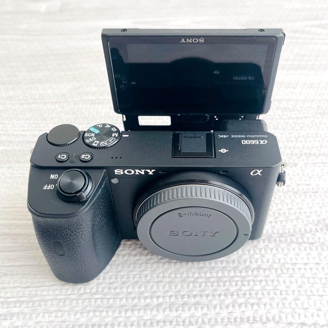 【美品・シャッター5642回】SONY α6600 ボディ ミラーレス一眼カメラ