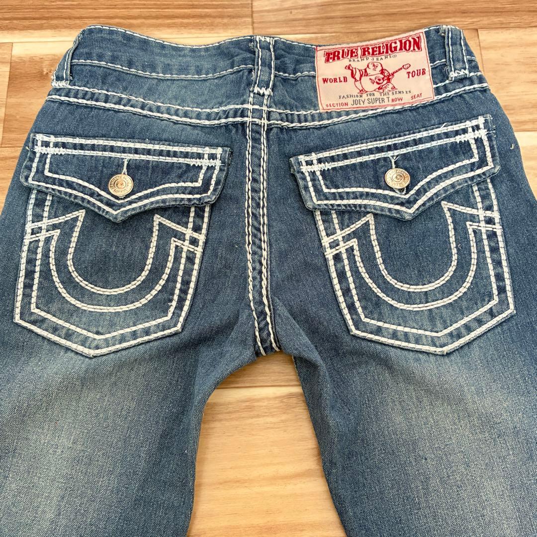【希少】トゥルーレリジョンJOEYSUPER T 極太ステッチ デニム USA製