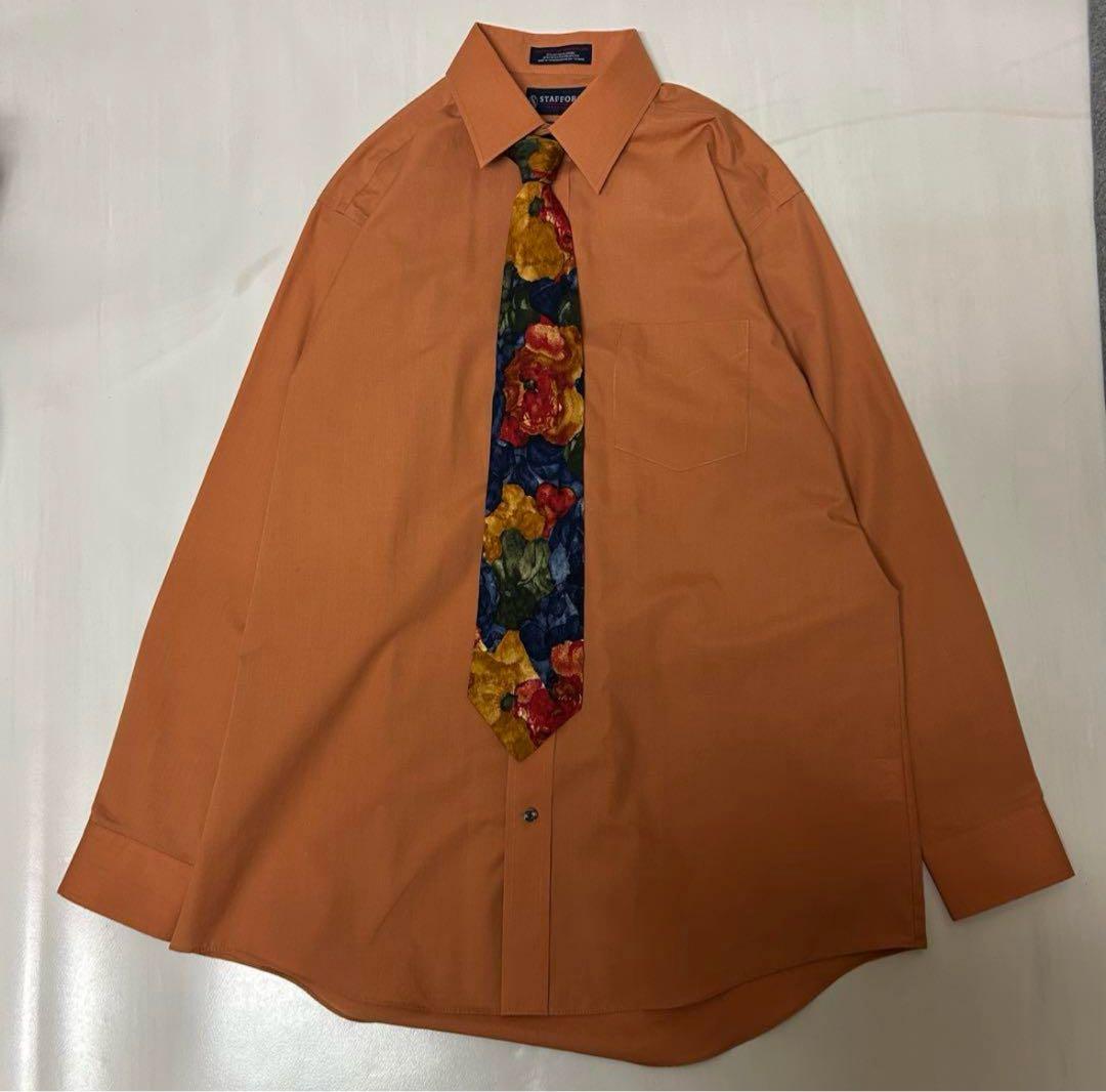 STAFFORD ブラック ダブルブレストスーツ