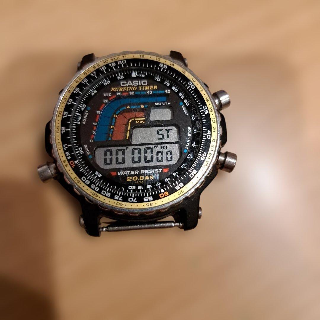激レア　CASIO　SURFING TIMER　DW-403　時計のみ