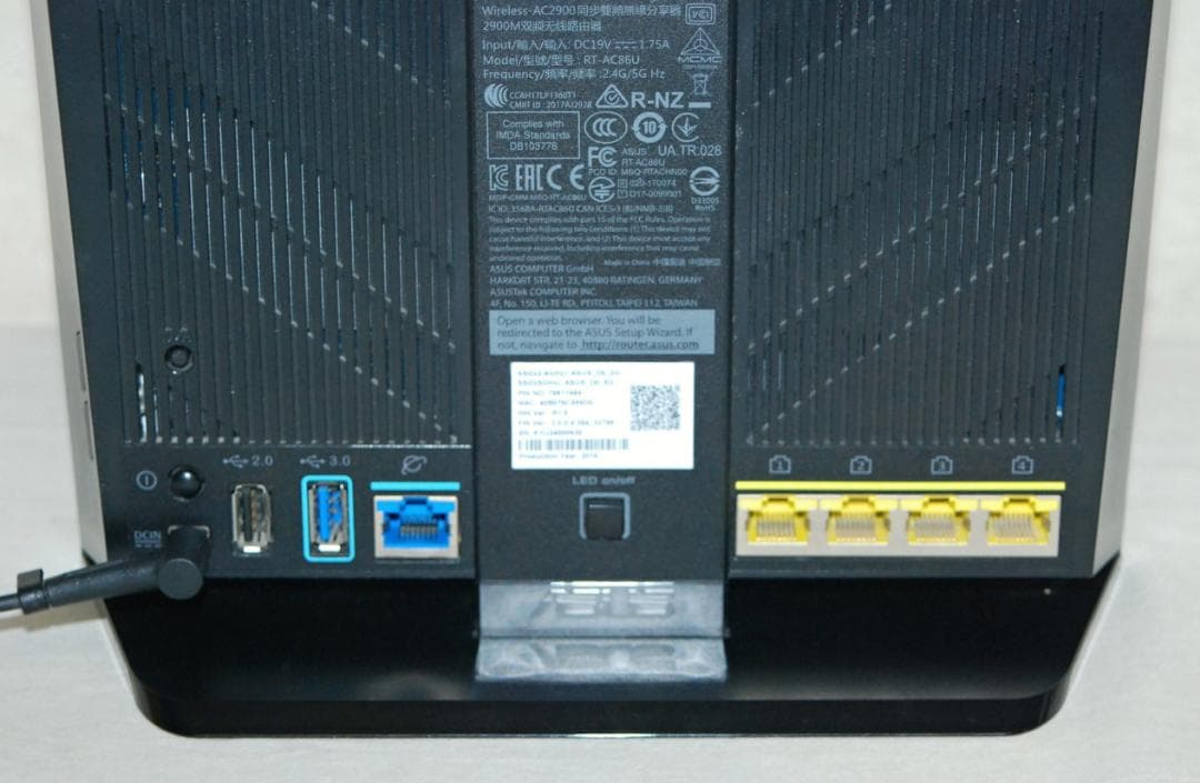 ASUS デュアルバンドゲーミングルーター AC2900 RT-AC86U