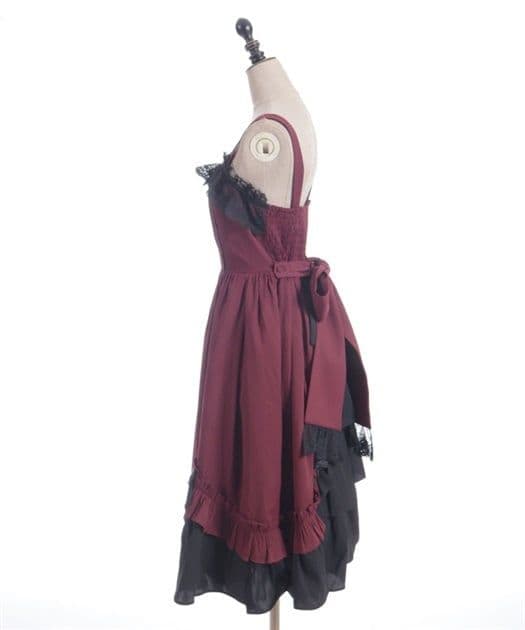 Chalmiere 不思議の国 ジャンスカ&カチューシャ 2点セット ワイン