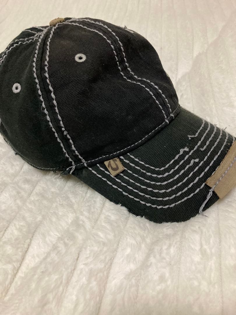 もんすろーんTrue Religion トゥルーレリジョン キャップ 黒