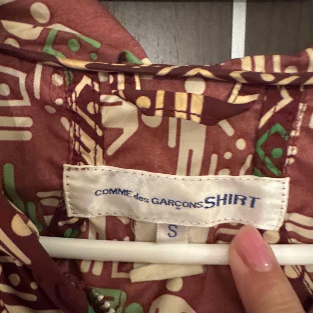 COMME des GARÇONS SHIRT 総柄 フルジップ メンズS
