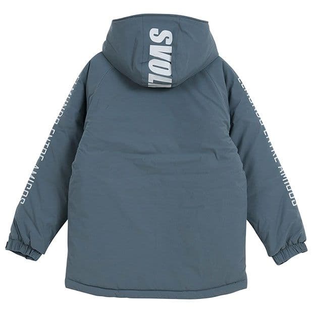 新品SVOLE発熱中綿ウォーマージャケット灰