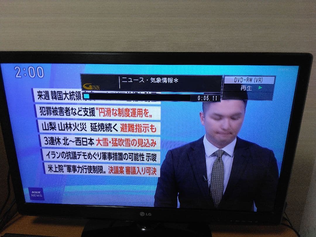 Panasonic ブルーレイレコーダー BRW1010 2番組同時録画　保証付