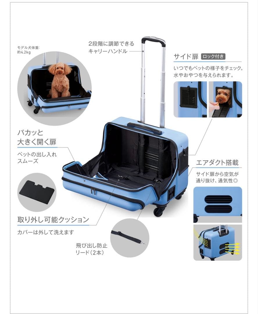 OSOTO ペットキャリーroller Ⅱ M