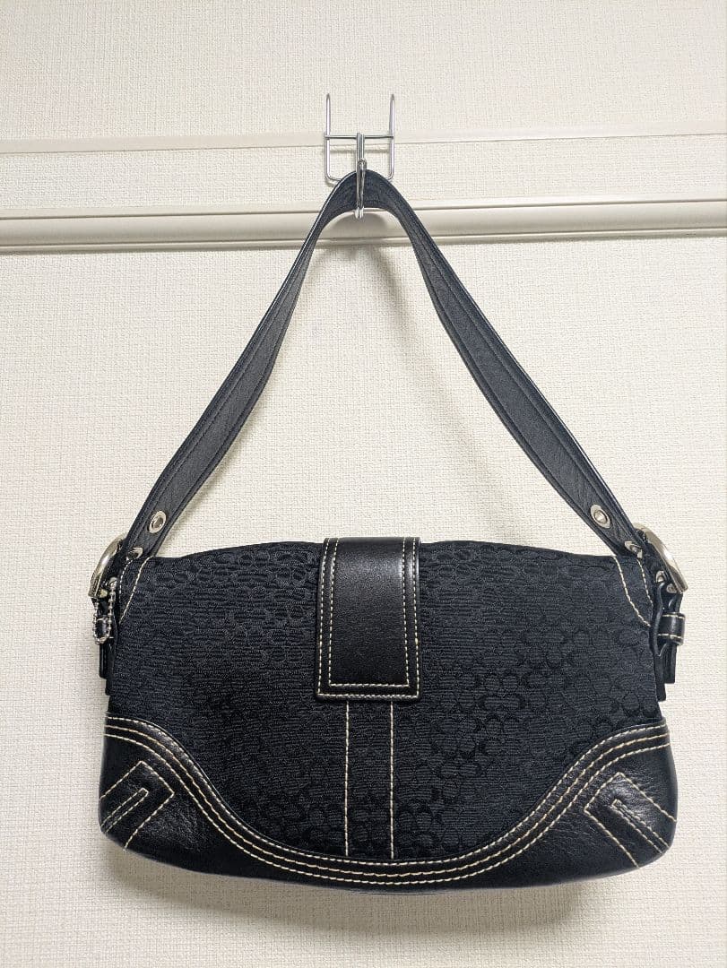 バッグ Coach SOHO Mini Signature Small Flap Bag