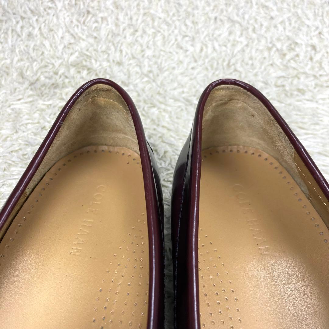 『極美品』COLE HAAN ローファー 革靴 レザー 本革 バーガンディ