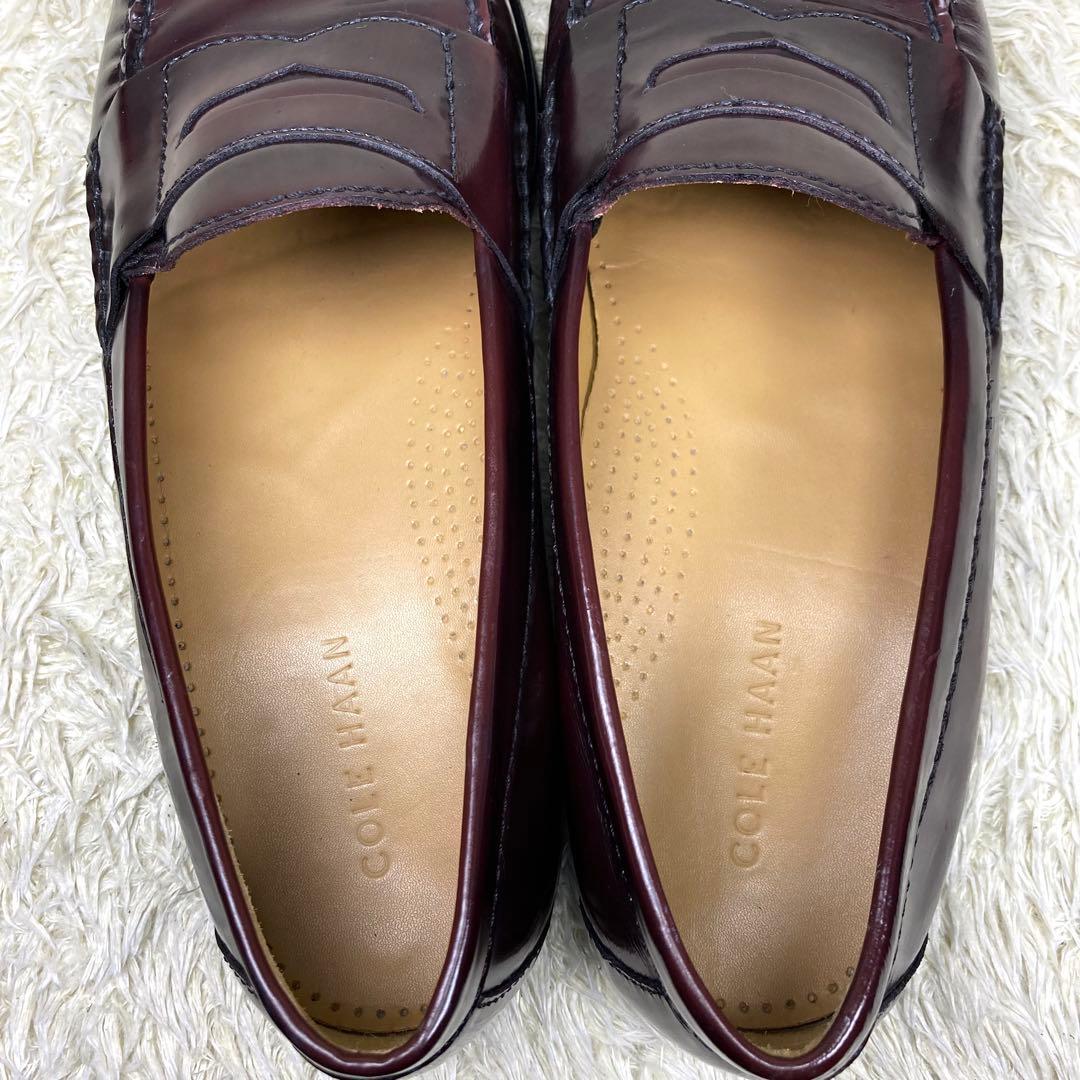『極美品』COLE HAAN ローファー 革靴 レザー 本革 バーガンディ