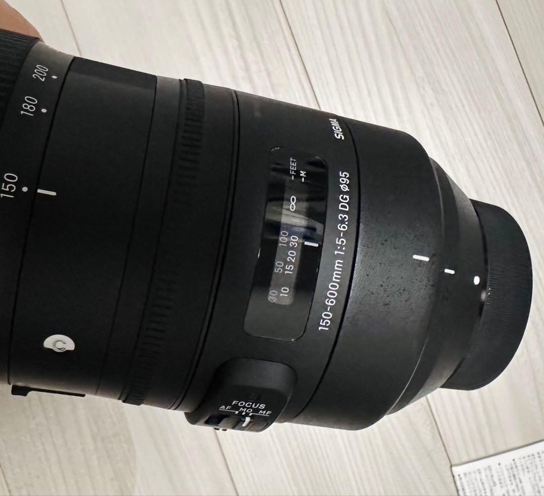 SIGMA 150-600mm F5-6.3 DGニコン用 レンズ保護フィルタ付