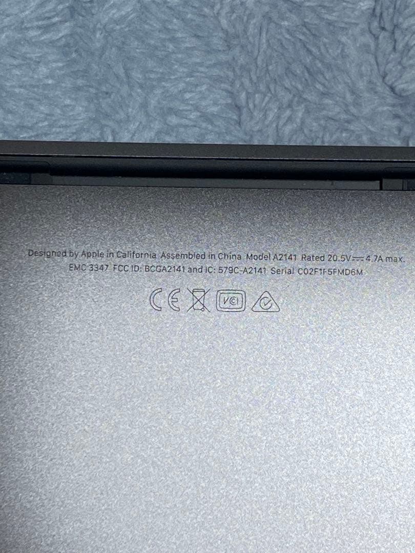 Apple MacBook Pro 2019 16inch スペースグレー