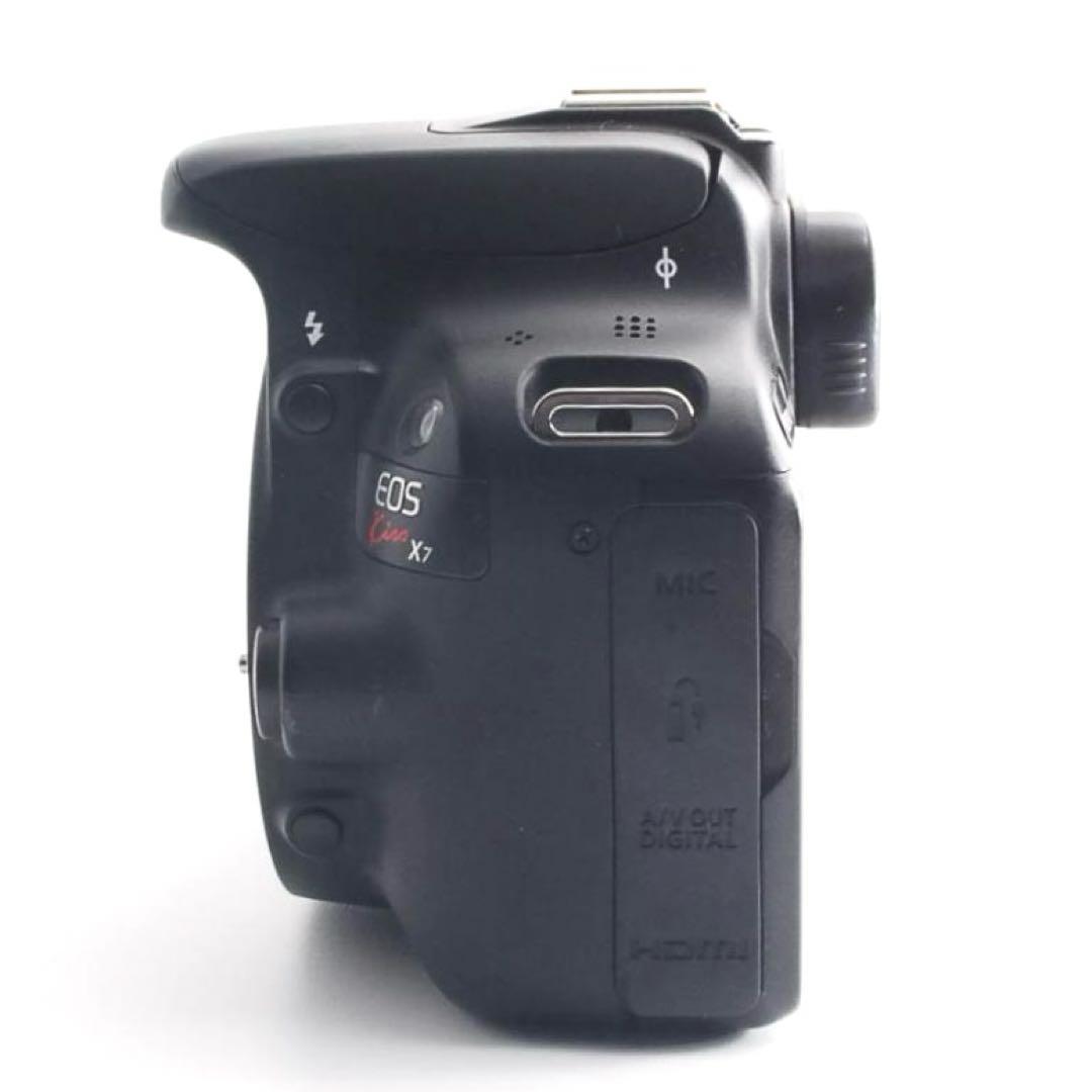 Canon Kiss X7✨一眼レフカメラ スマホ転送 ショット少　ダブルレンズ