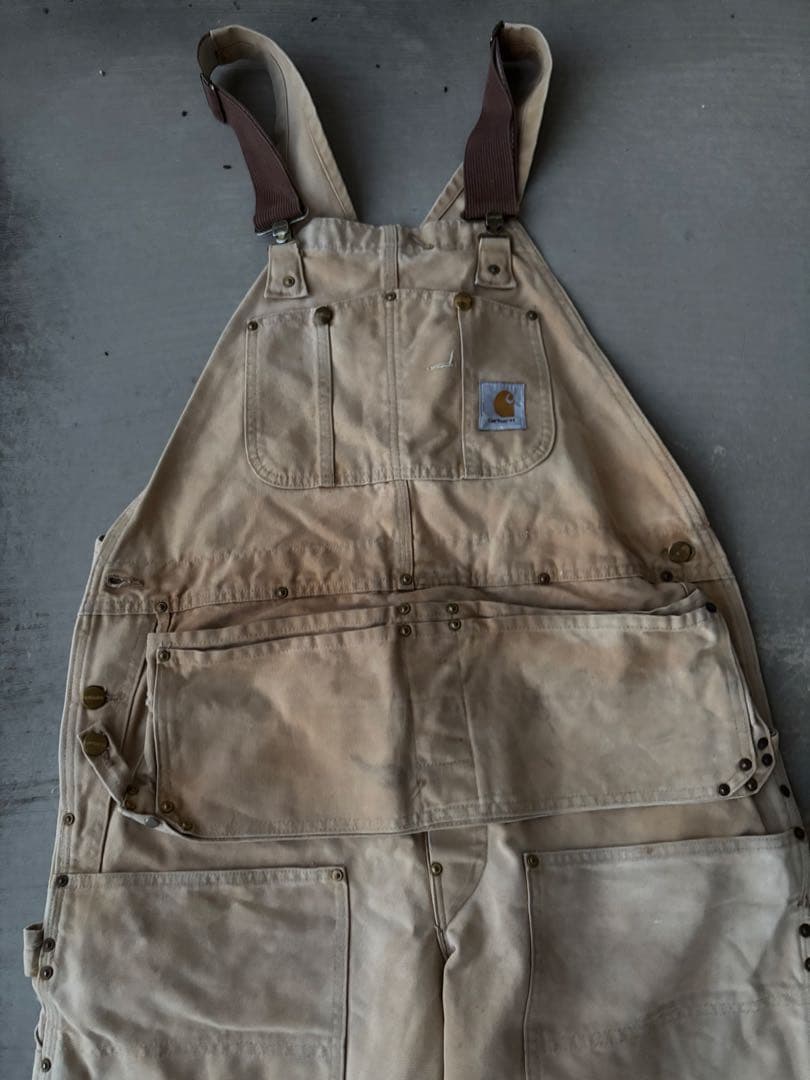 チ*イ様 80s〜 Carhartt エプロン ダブルニー ペインター パンツ