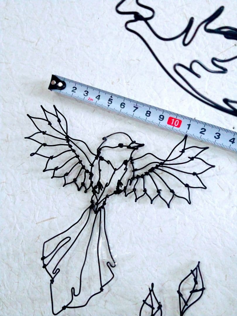 雌鹿　ワイヤークラフト　アート