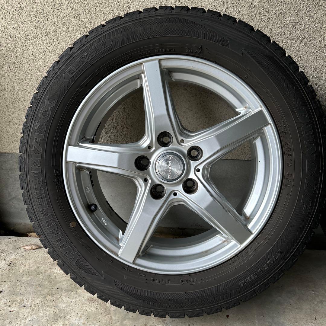 DUNLOP スタッドレスタイヤアルミホイールセット205/60R 16