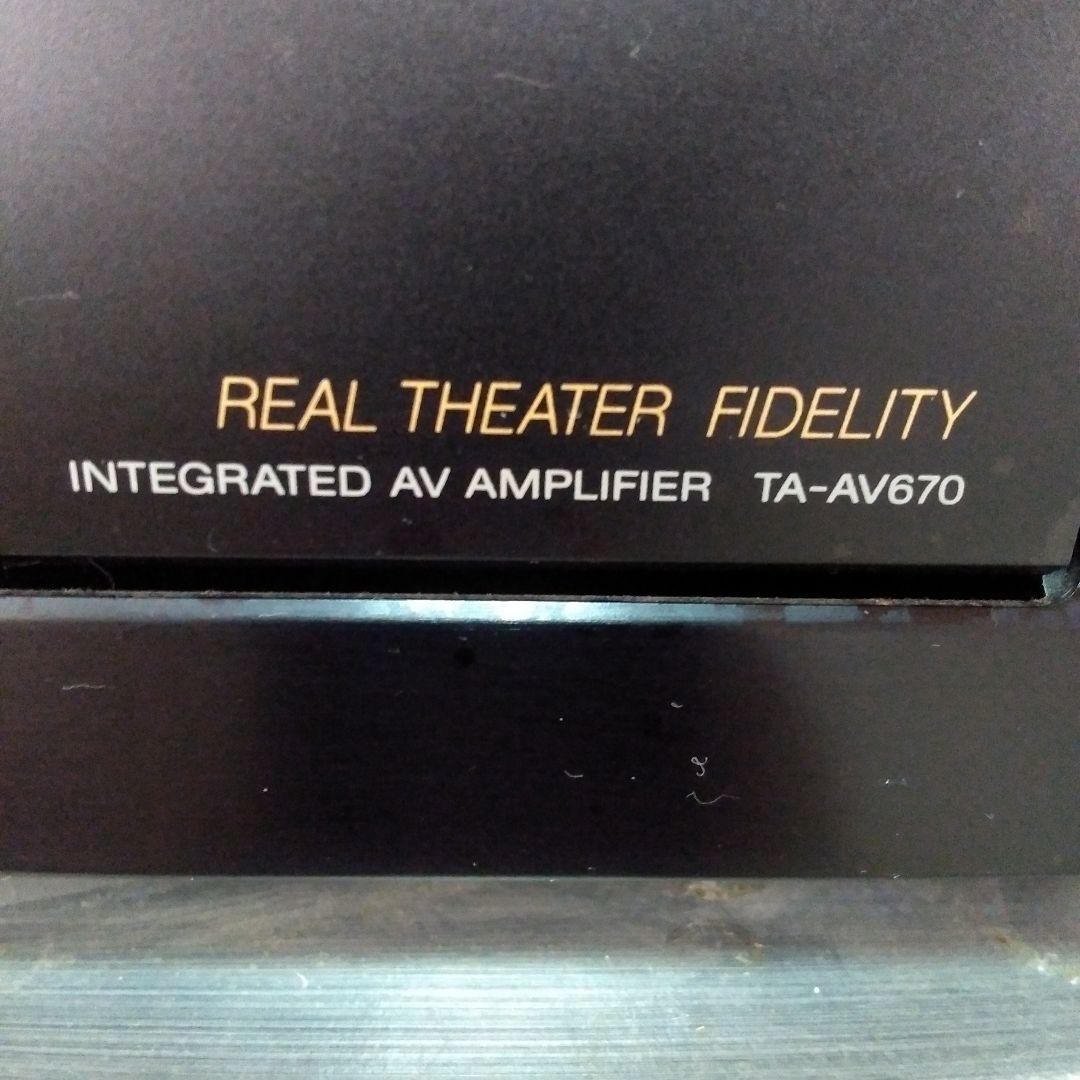 SONY TA-AV670 インテグレーテッドAVアンプ