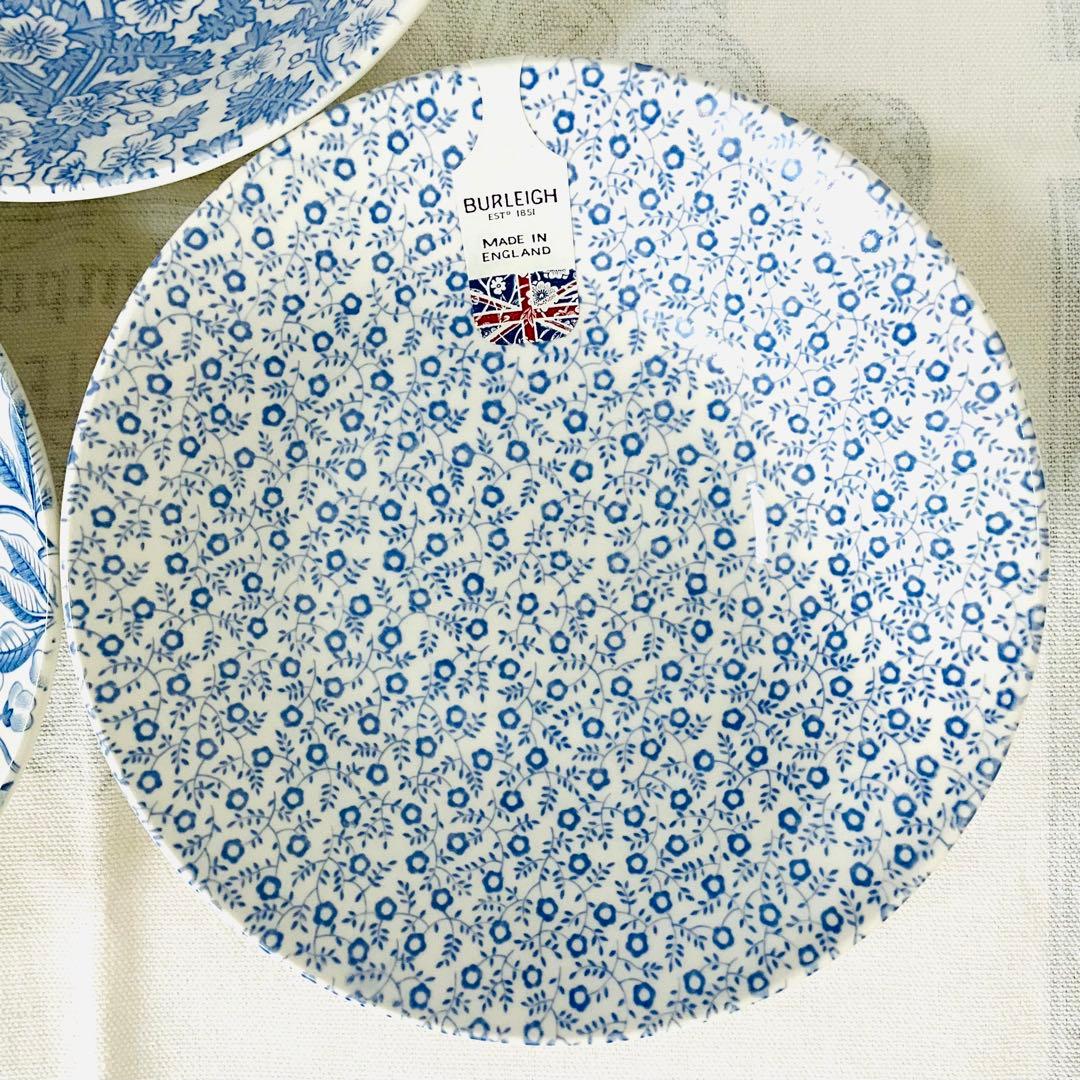 ☆Burleigh バーレイ☆新品 ブルーシリーズ シリアルボウル ３柄セット