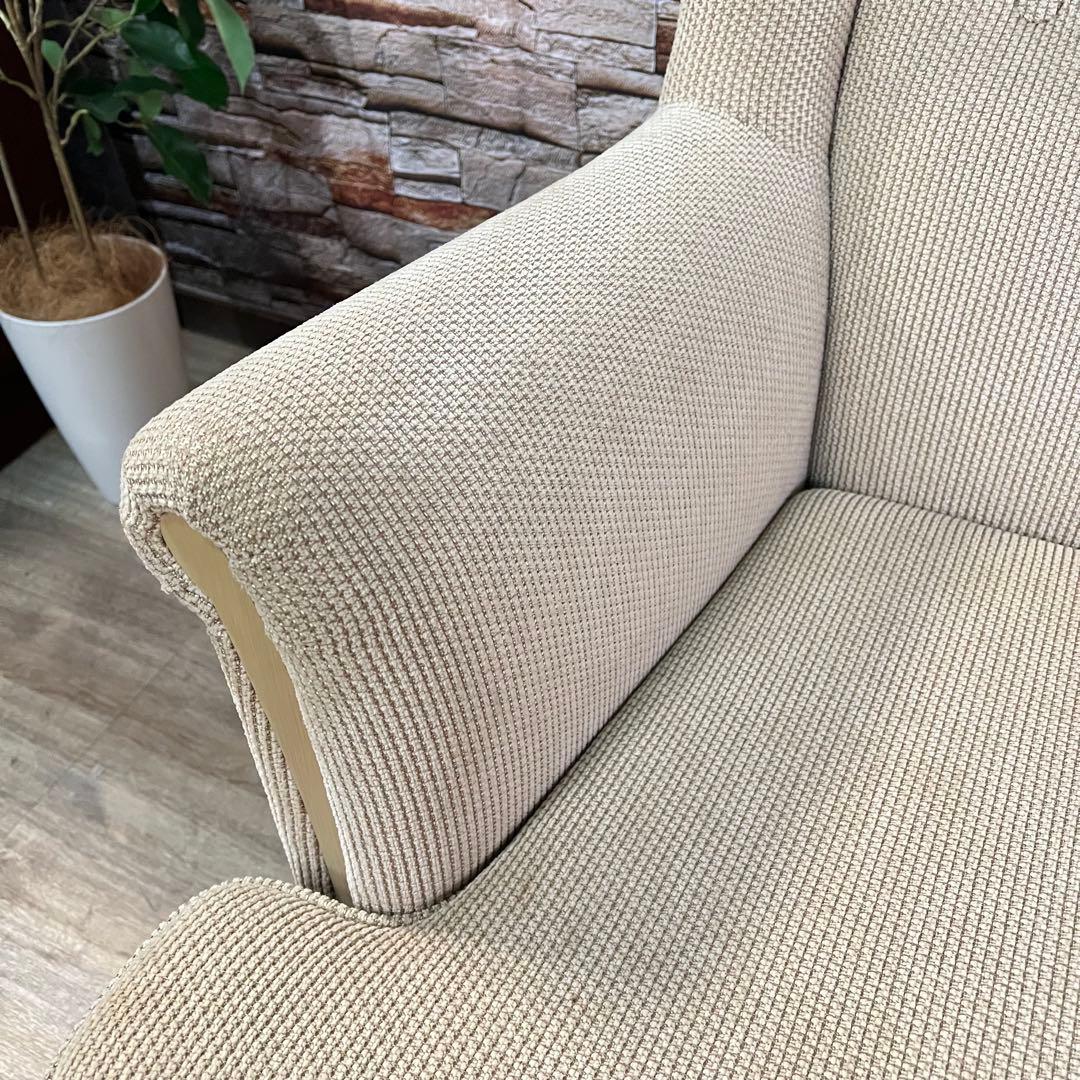 ꧁ADAL アダル꧂ラウンジチェア 1Pソファ ファブリック ハイバック アーム