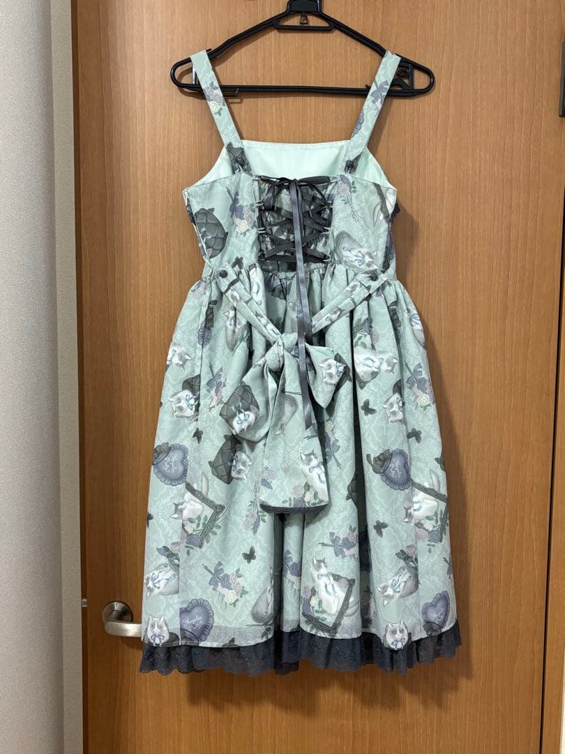 【Angelic Pretty】Lady Cat Roomジャンスカ ミント