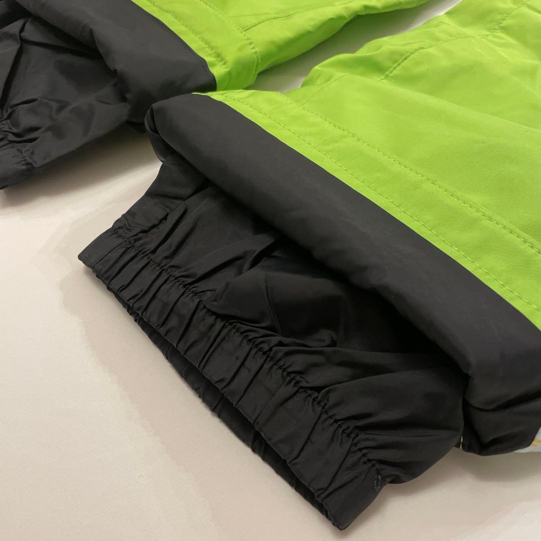 GOLDWIN スキーウェア　上下　140 ブルー&ライムグリーン