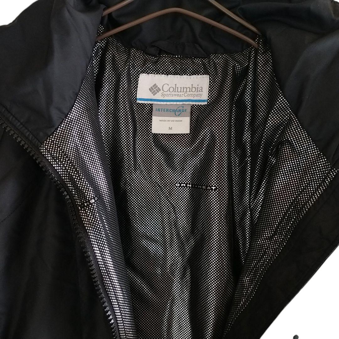 2枚セット【海外古着】US Columbia スノージャケット ウェアー 黒 M