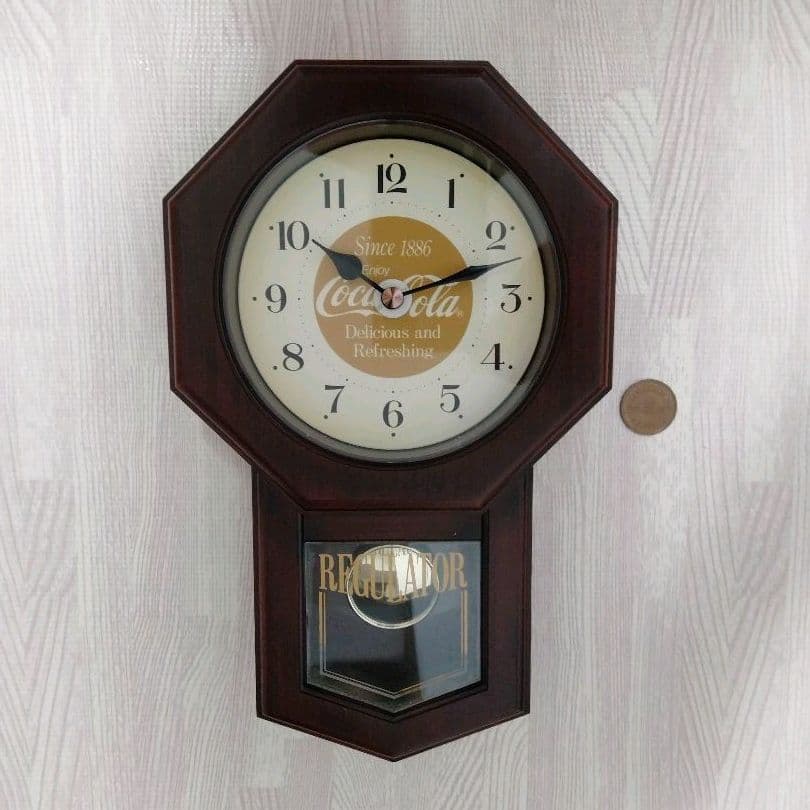 コカコーラ　時計　柱時計
