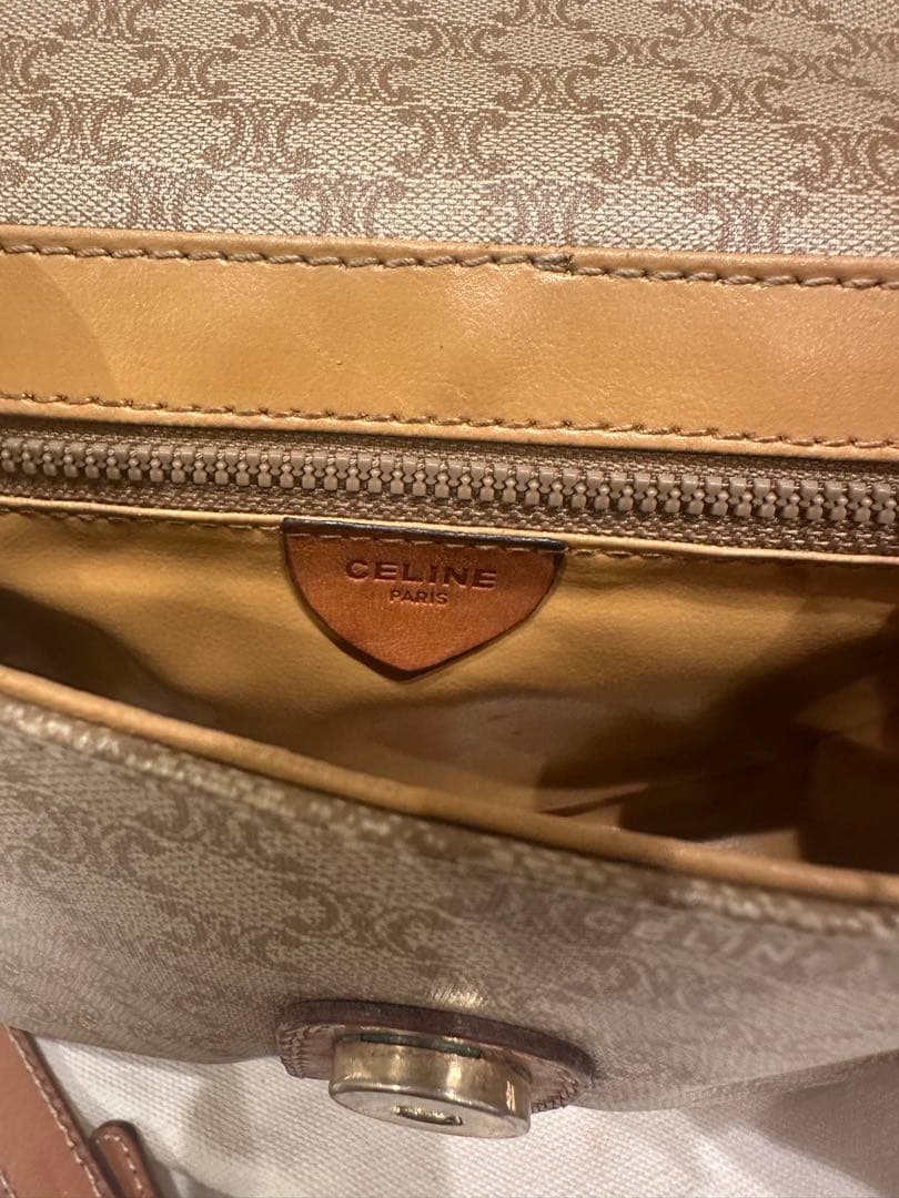 CELINE ベージュ ショルダーバッグ