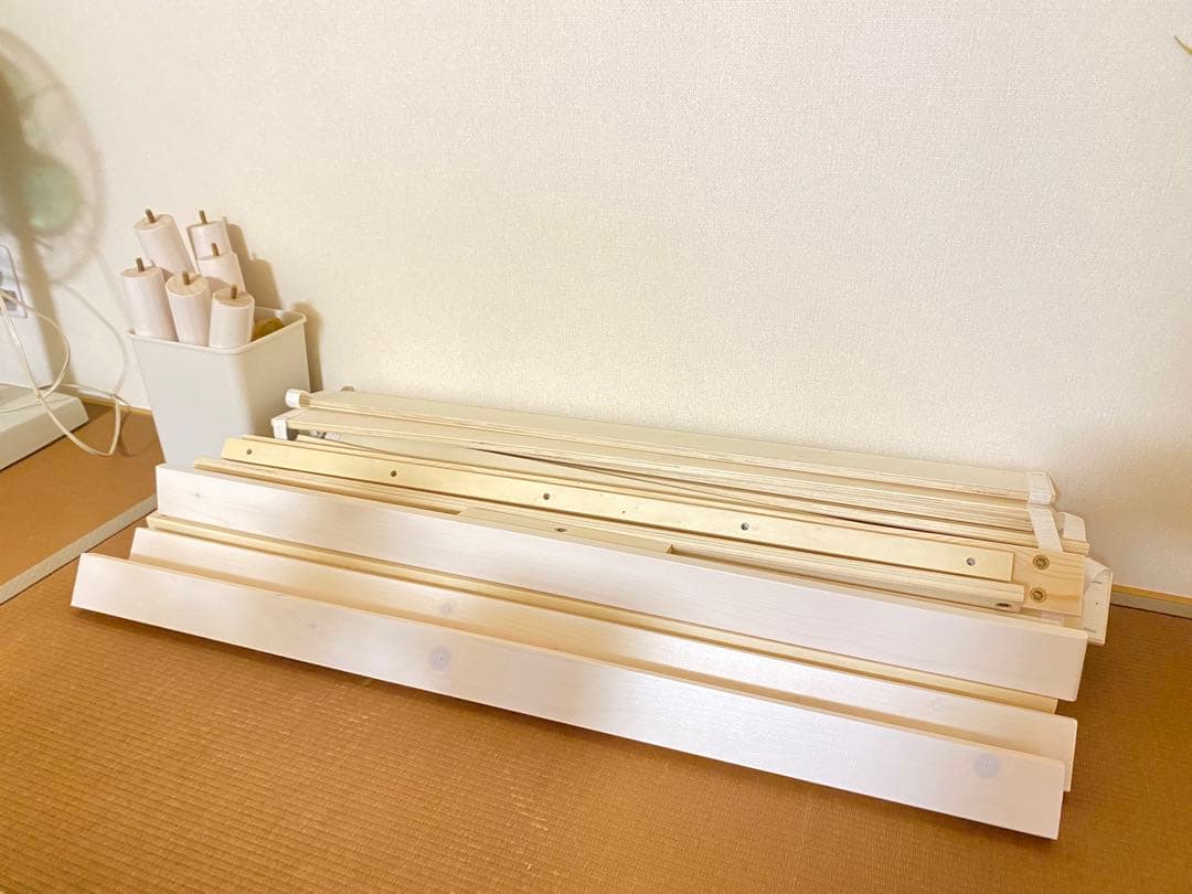 【送料無料】Twily すのこベッド シングル W98xD200xH33cm