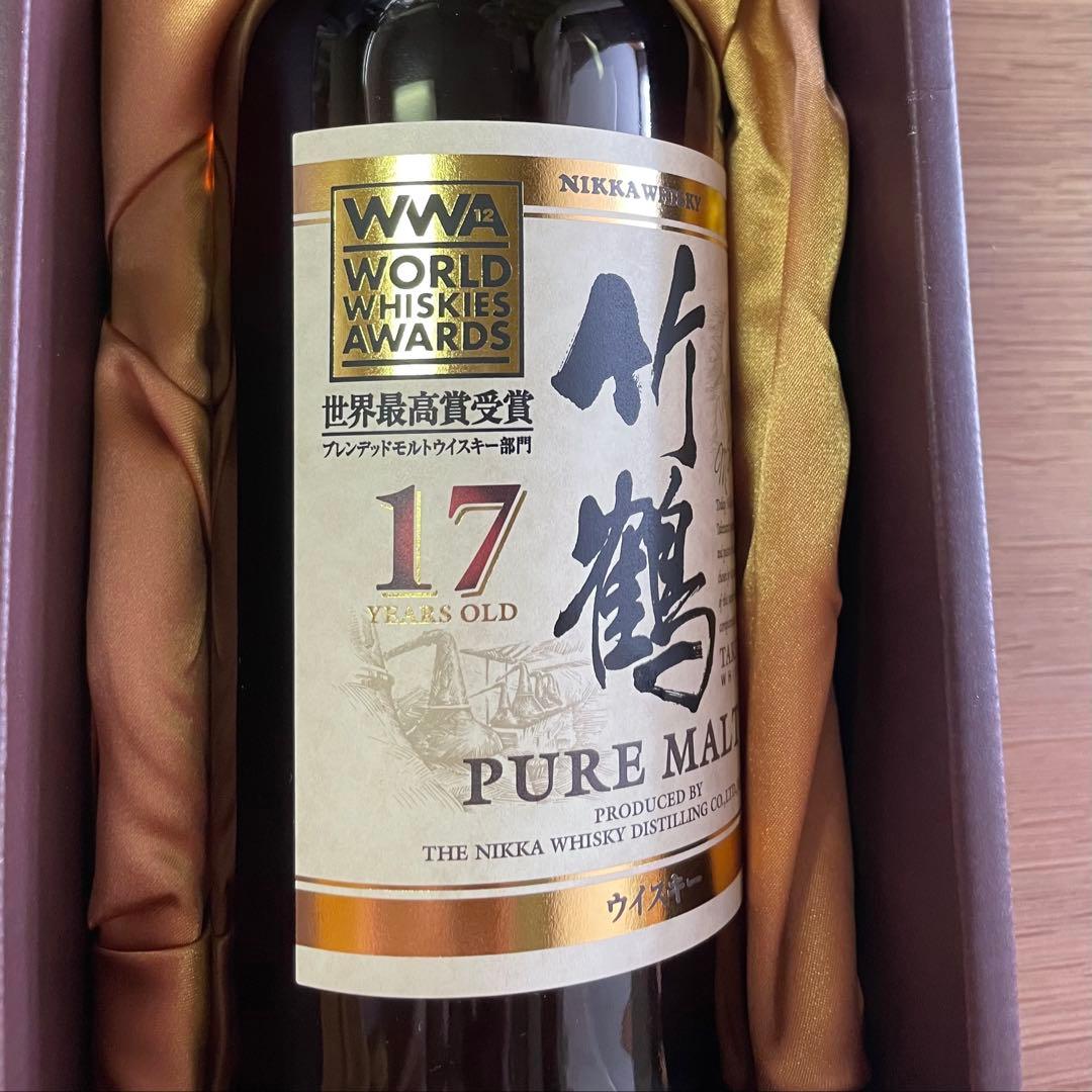 WWA2012 受賞記念ラベル 竹鶴 17年 ピュアモルト 化粧箱付