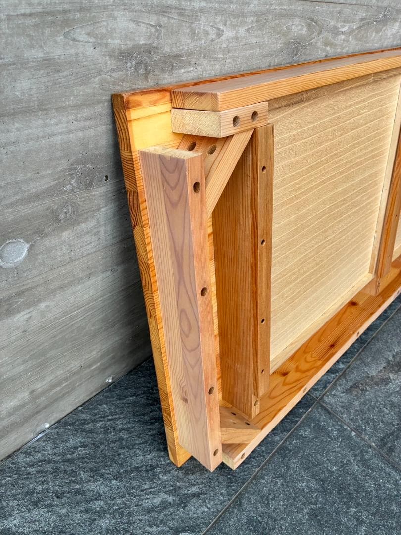 無印良品 学習机 木製デスク 引出し付き　廃盤品