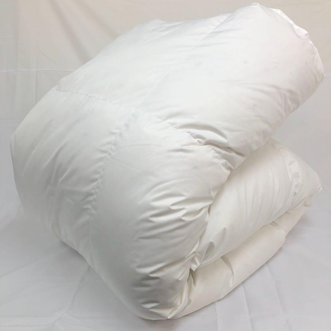 羽毛布団 キング 大増量 ニューゴールド 白色 日本製 230×210cm