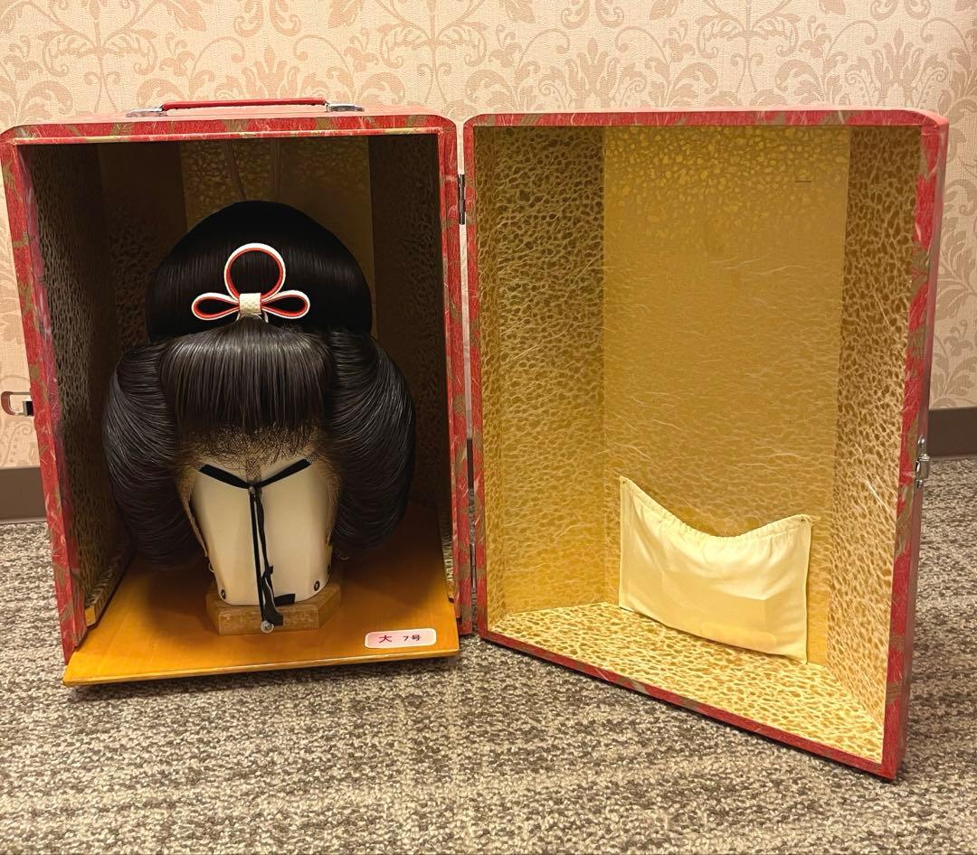 【軽量・人毛仕様】アズマかつら　日本髪｜自然色｜7号（大）｜婚礼・舞台・撮影に