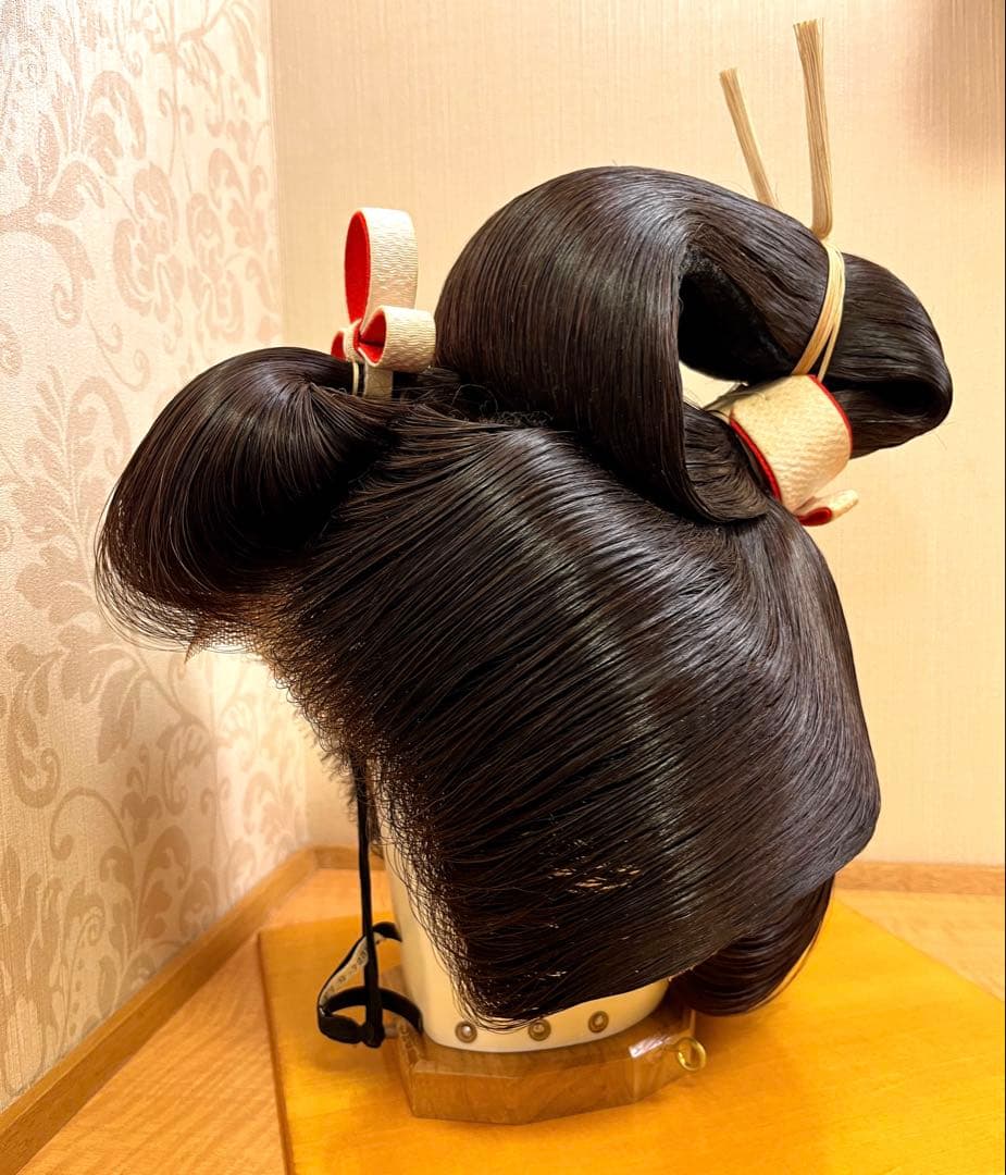 【軽量・人毛仕様】アズマかつら　日本髪｜自然色｜7号（大）｜婚礼・舞台・撮影に