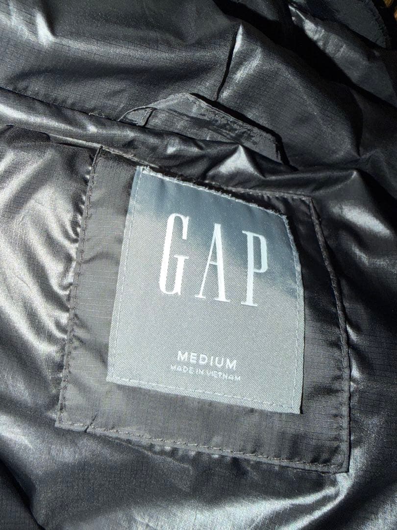 リサイクルヘビーウェイトパファージャケット ブラック