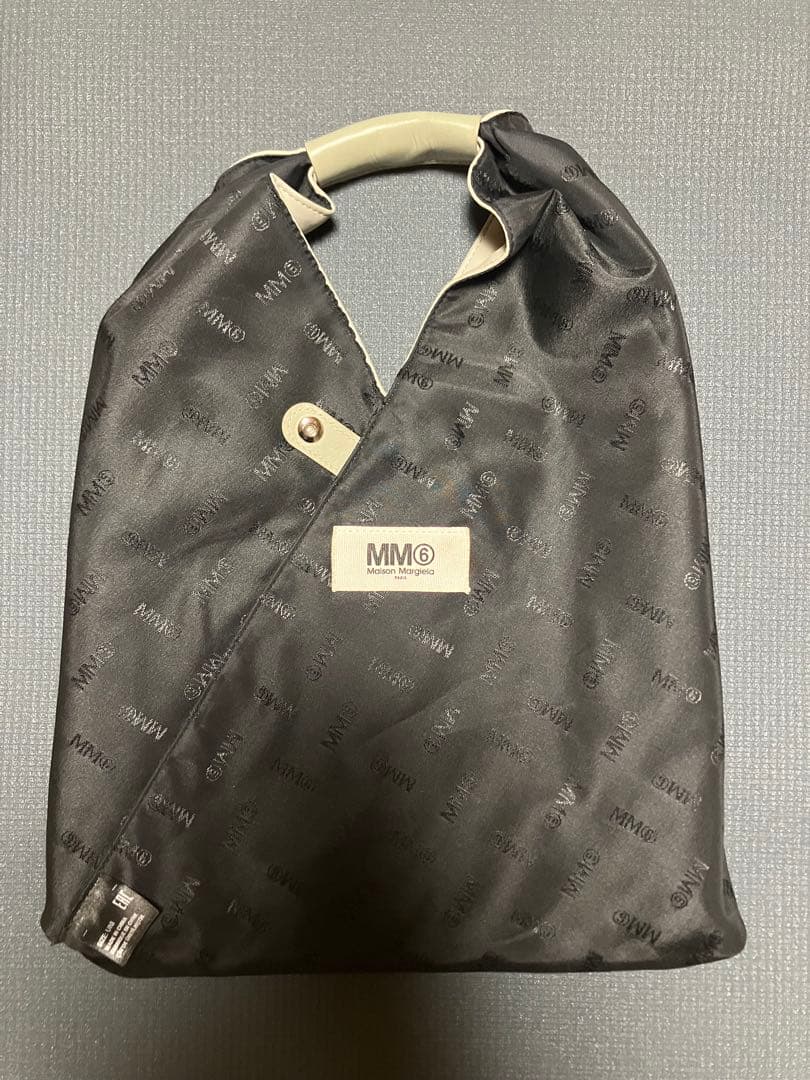 タグあり MM6 ジャパニーズバッグ クラシック スモール ライトグレー