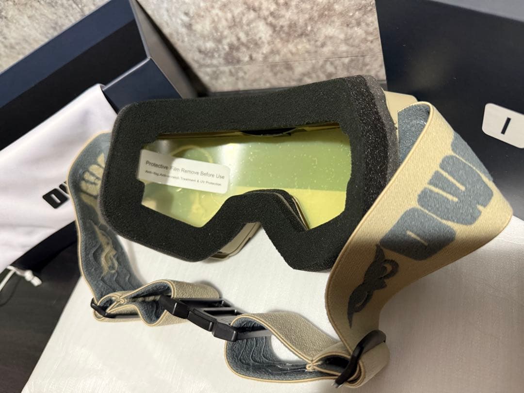 OWL OPTICAL ゴーグル ベージュ ベント跳ね上げ 未使用品