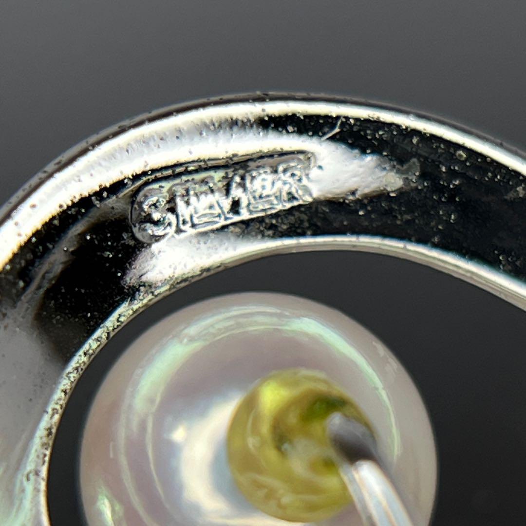 K18ゴールド+シルバー+天然海水真珠パールakoyaあこや+エメラルドブローチ