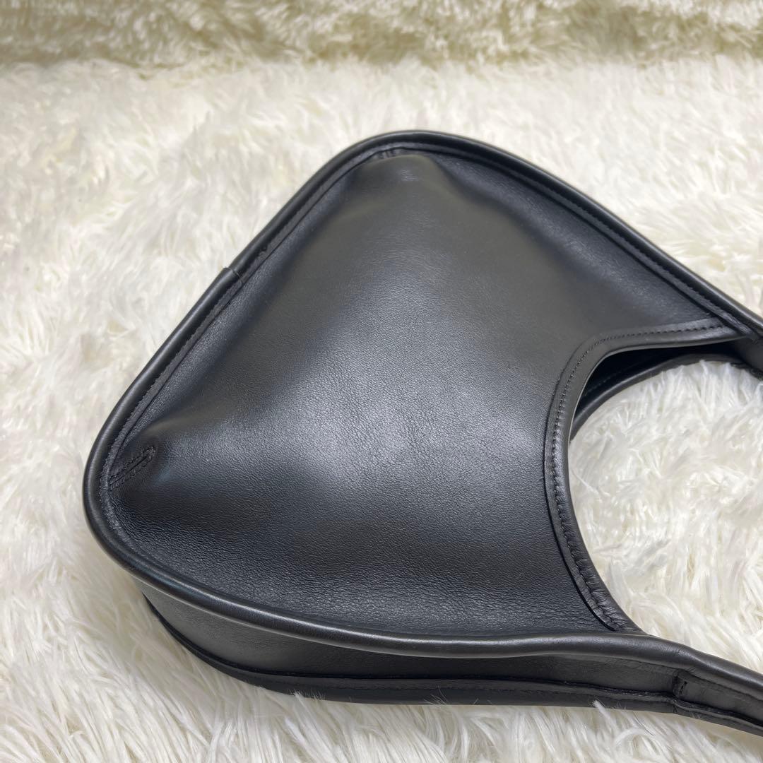 バッグ OLD COACH coach ergo mini black leather