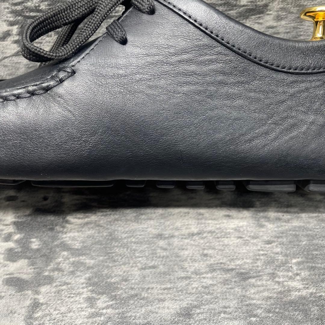 ルイヴィトン ドライビングレザーシューズ モカシンブラック