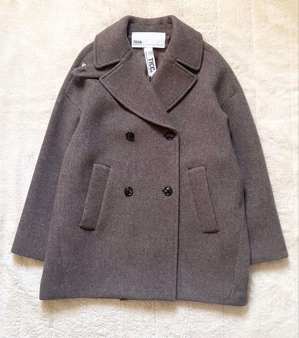 【極美品】TICCA ティッカ＊ピーコート＊モカ＊Spick&Span