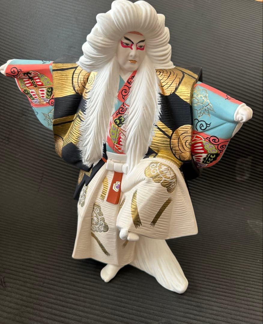 博多人形 歌舞伎 鏡獅子 明正作 人形