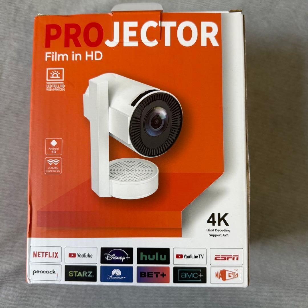 【18000LM・4K対応・Android TV搭載・270°回転】プロジェクタ