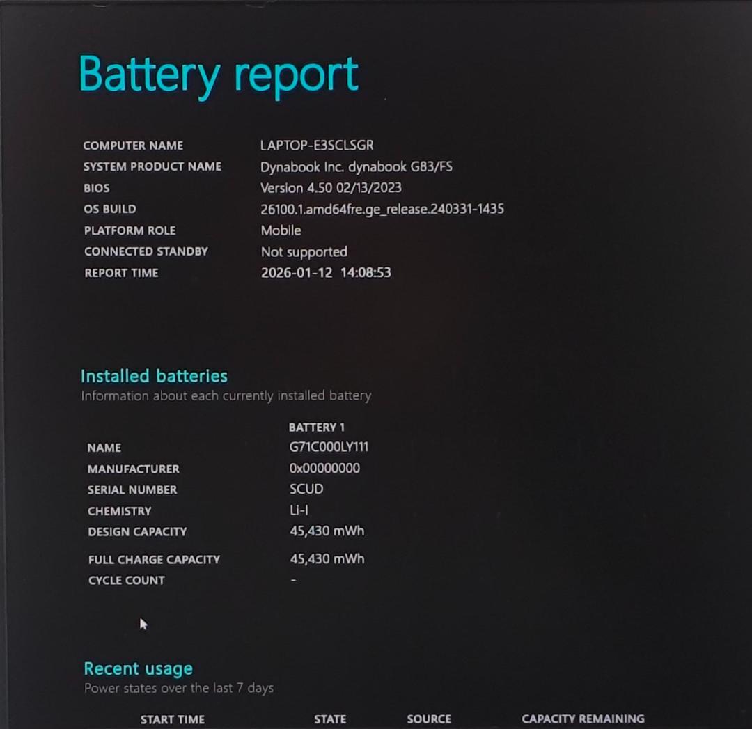 新品マウス付き☆ dynabook G83/FS 16/256GB 第10世代⑥