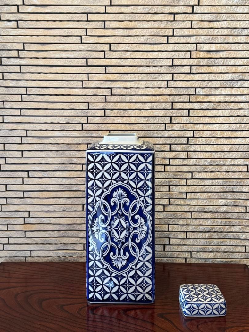 シノワズリ　花器　ウィンターセール