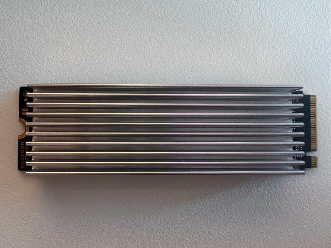 M.2 Samsung SSD 970 EVO Plus 512GBヒートシンク