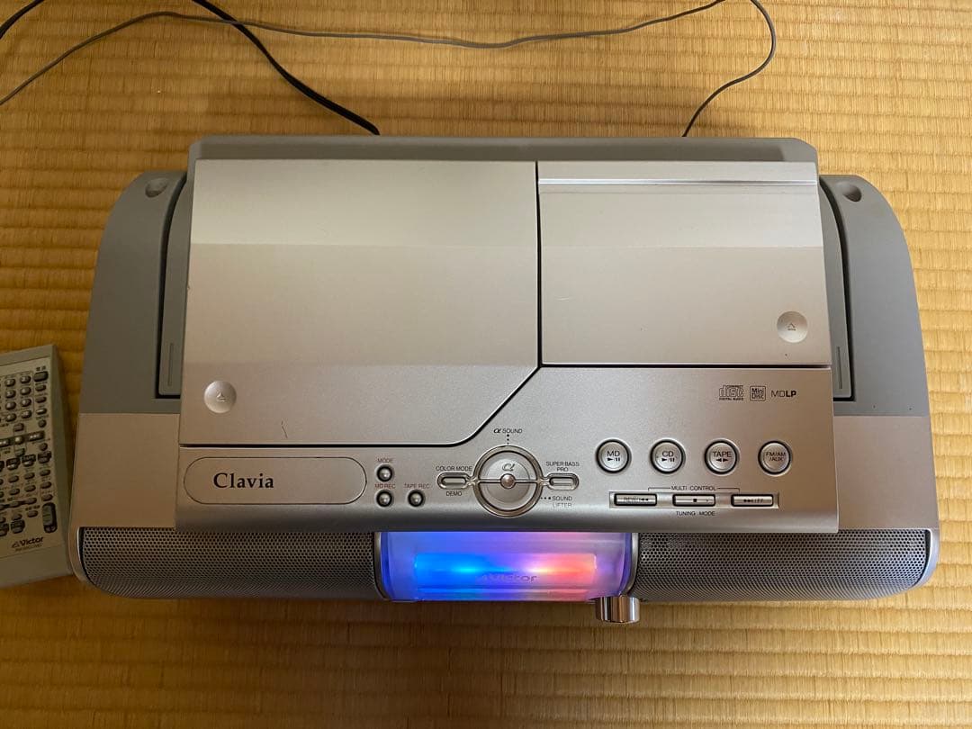 【再値下げ】Victor CD/MDポータブル Clavia RC-L1MD-S